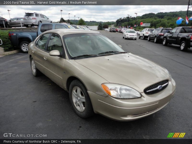 Harvest Gold Metallic / Medium Parchment 2000 Ford Taurus SEL