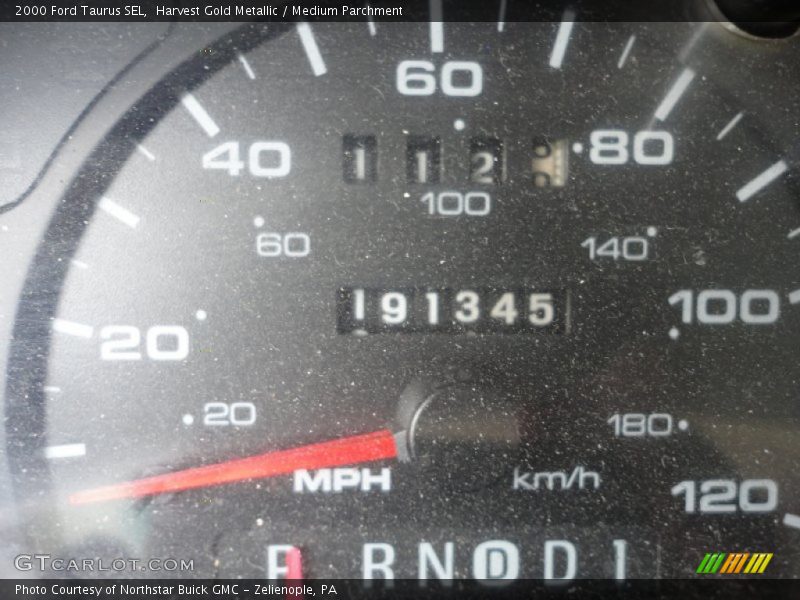 Harvest Gold Metallic / Medium Parchment 2000 Ford Taurus SEL