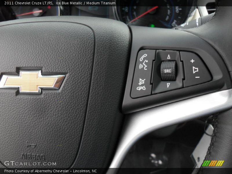Ice Blue Metallic / Medium Titanium 2011 Chevrolet Cruze LT/RS