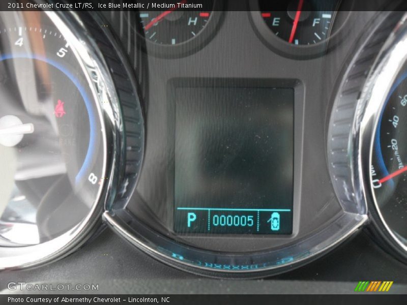 Ice Blue Metallic / Medium Titanium 2011 Chevrolet Cruze LT/RS