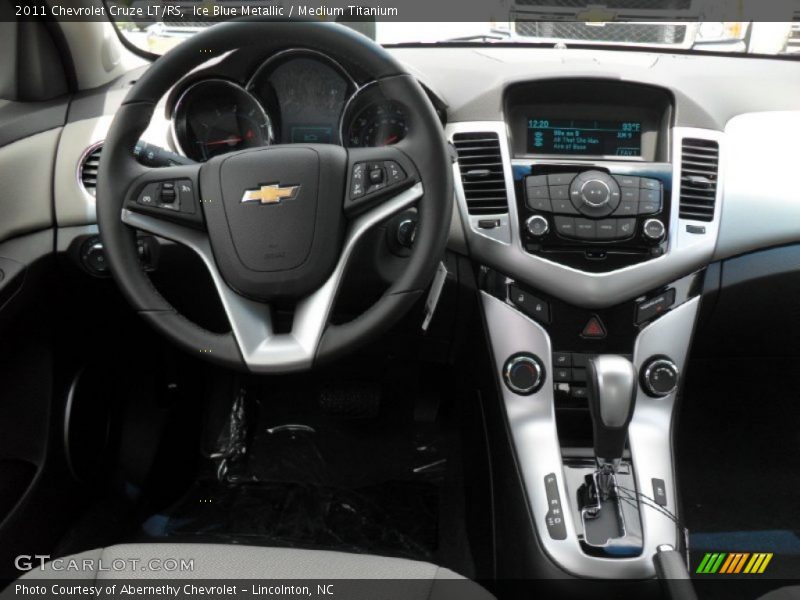 Ice Blue Metallic / Medium Titanium 2011 Chevrolet Cruze LT/RS