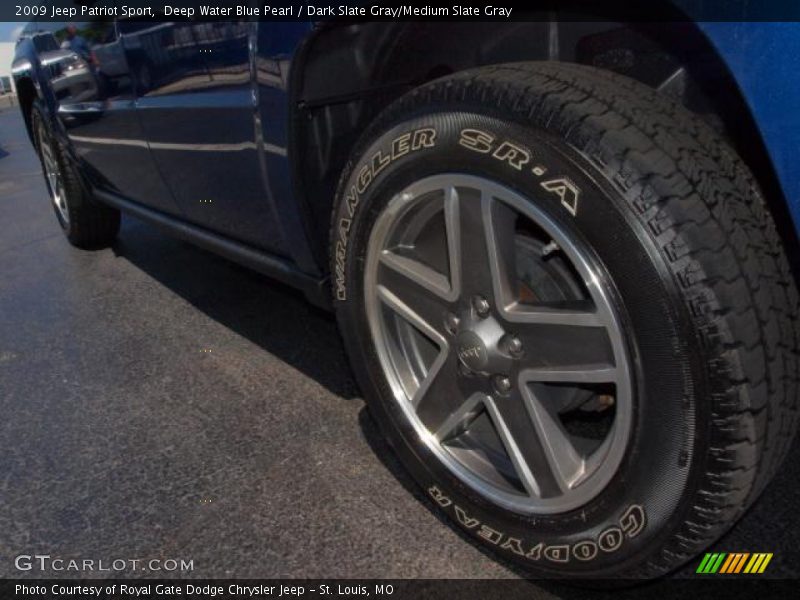 Deep Water Blue Pearl / Dark Slate Gray/Medium Slate Gray 2009 Jeep Patriot Sport