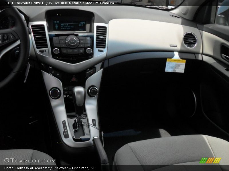 Ice Blue Metallic / Medium Titanium 2011 Chevrolet Cruze LT/RS