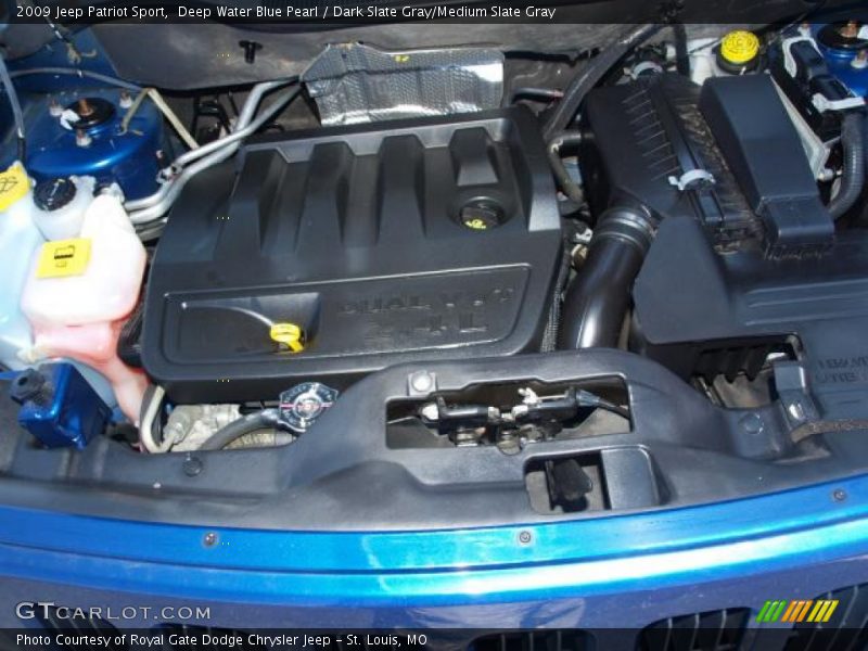Deep Water Blue Pearl / Dark Slate Gray/Medium Slate Gray 2009 Jeep Patriot Sport