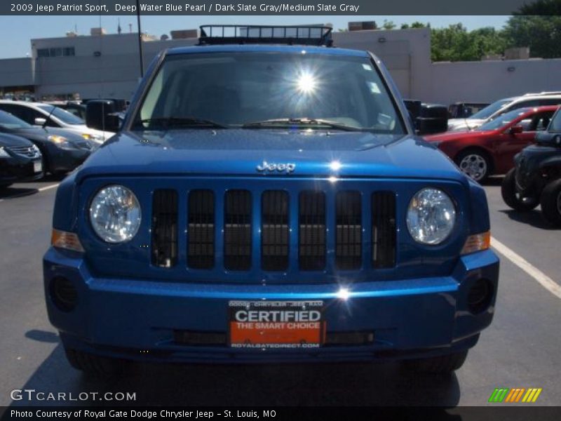 Deep Water Blue Pearl / Dark Slate Gray/Medium Slate Gray 2009 Jeep Patriot Sport