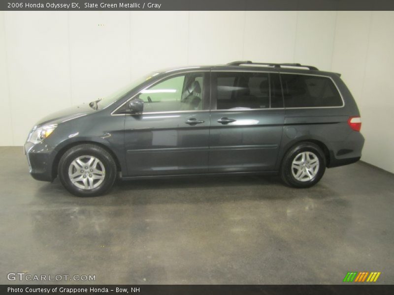 Slate Green Metallic / Gray 2006 Honda Odyssey EX