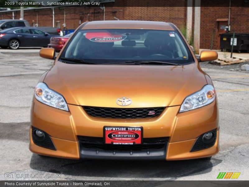 Sundance Metallic / Ash Gray 2009 Toyota Matrix S