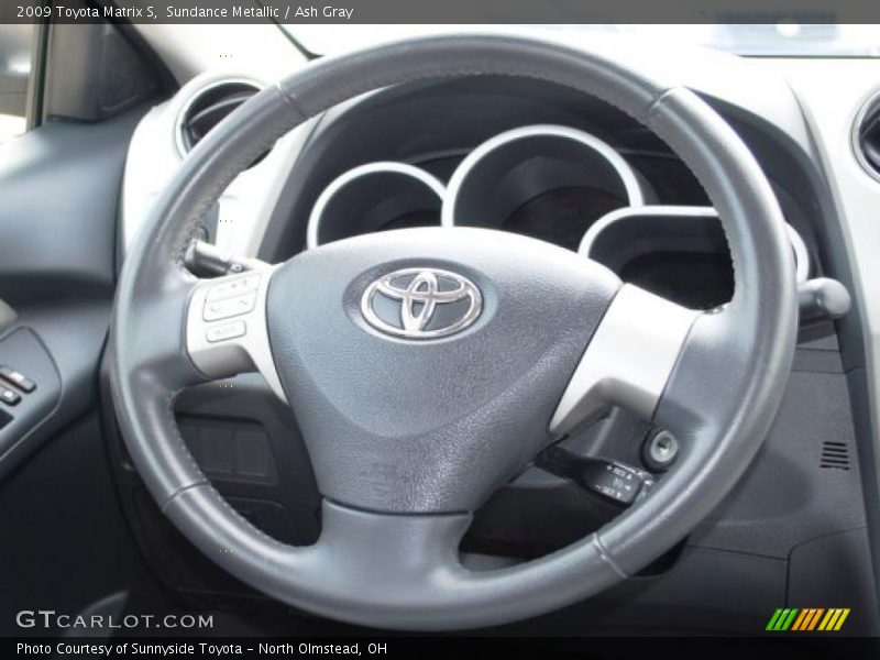 Sundance Metallic / Ash Gray 2009 Toyota Matrix S
