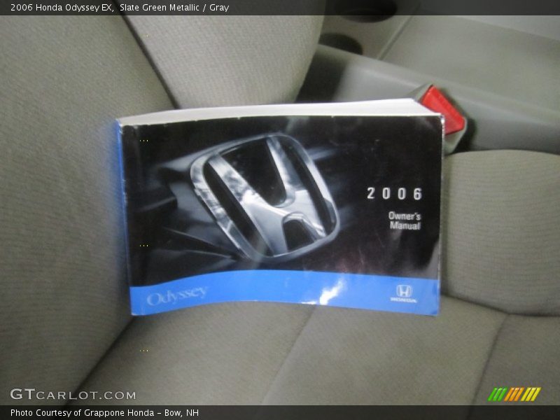 Slate Green Metallic / Gray 2006 Honda Odyssey EX