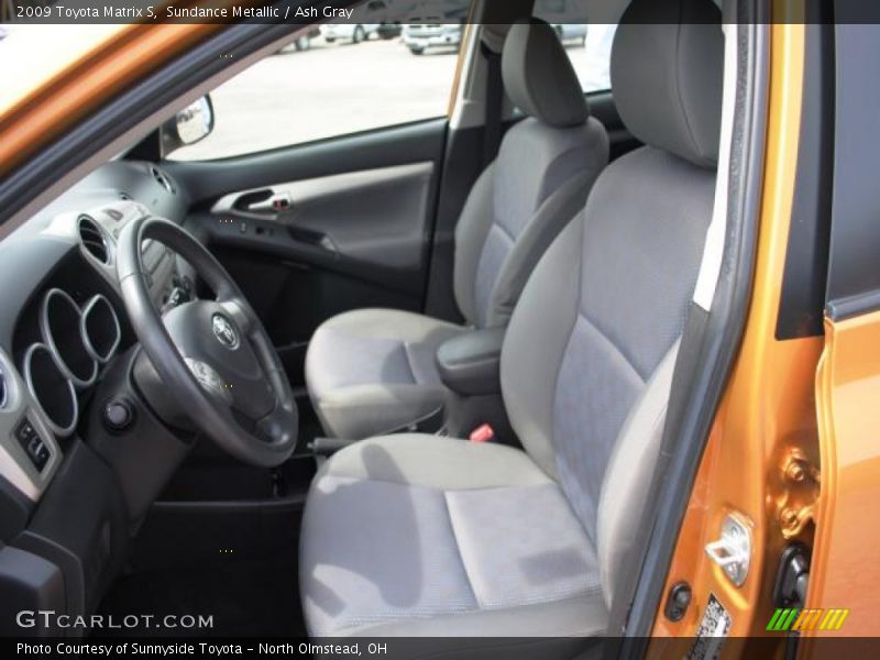 Sundance Metallic / Ash Gray 2009 Toyota Matrix S