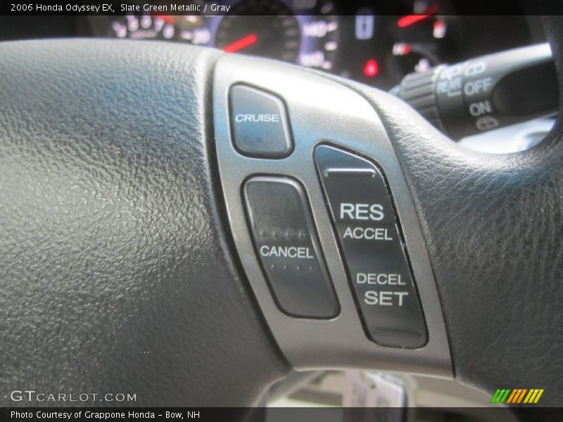 Slate Green Metallic / Gray 2006 Honda Odyssey EX