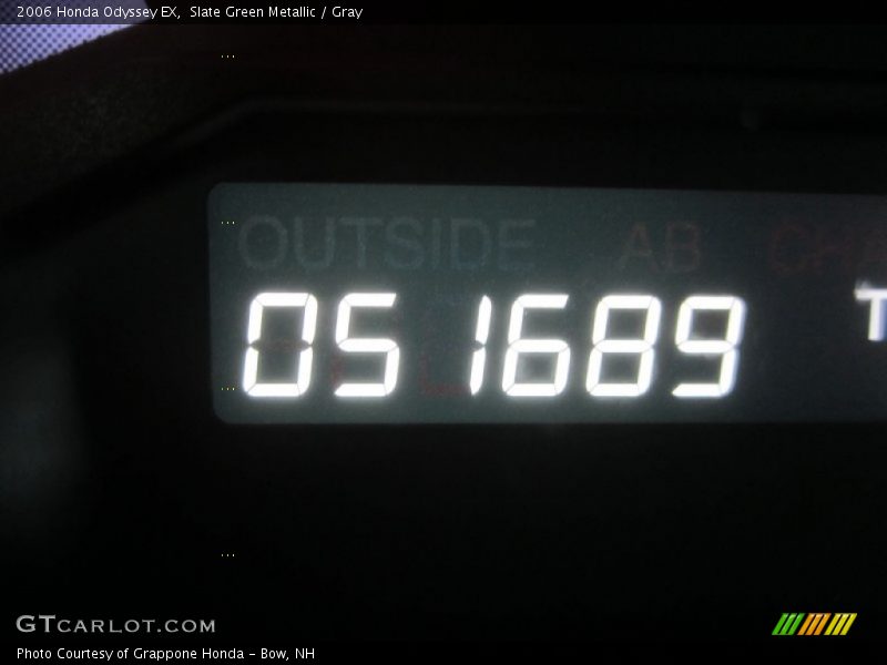 Slate Green Metallic / Gray 2006 Honda Odyssey EX
