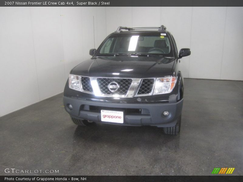 Super Black / Steel 2007 Nissan Frontier LE Crew Cab 4x4