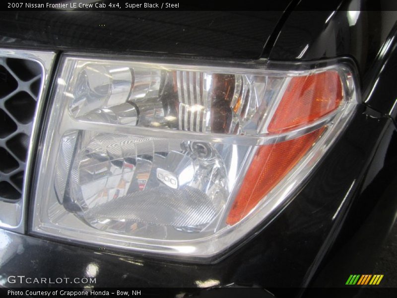 Super Black / Steel 2007 Nissan Frontier LE Crew Cab 4x4
