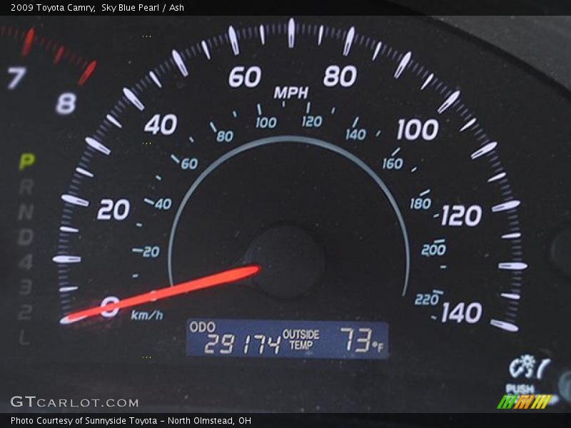 Sky Blue Pearl / Ash 2009 Toyota Camry