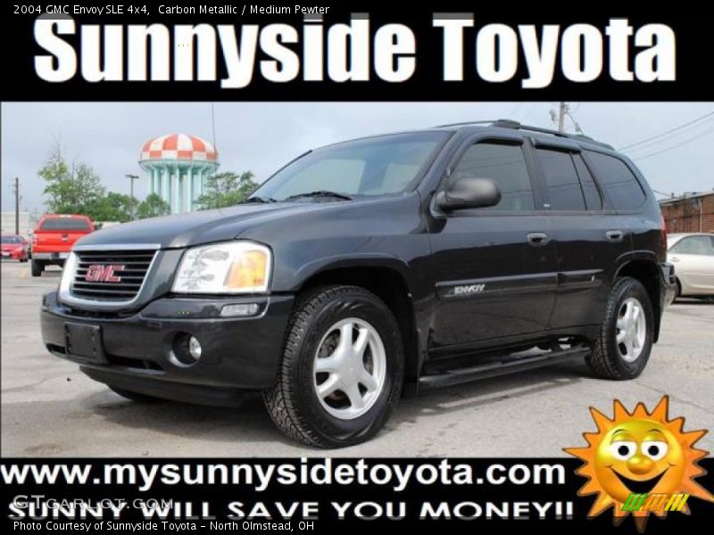 Carbon Metallic / Medium Pewter 2004 GMC Envoy SLE 4x4