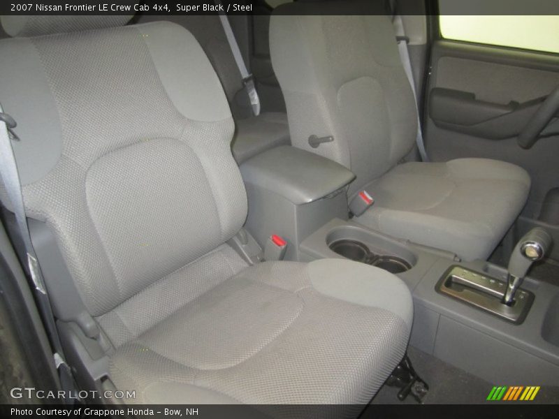 Super Black / Steel 2007 Nissan Frontier LE Crew Cab 4x4