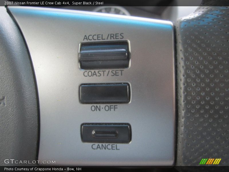 Super Black / Steel 2007 Nissan Frontier LE Crew Cab 4x4