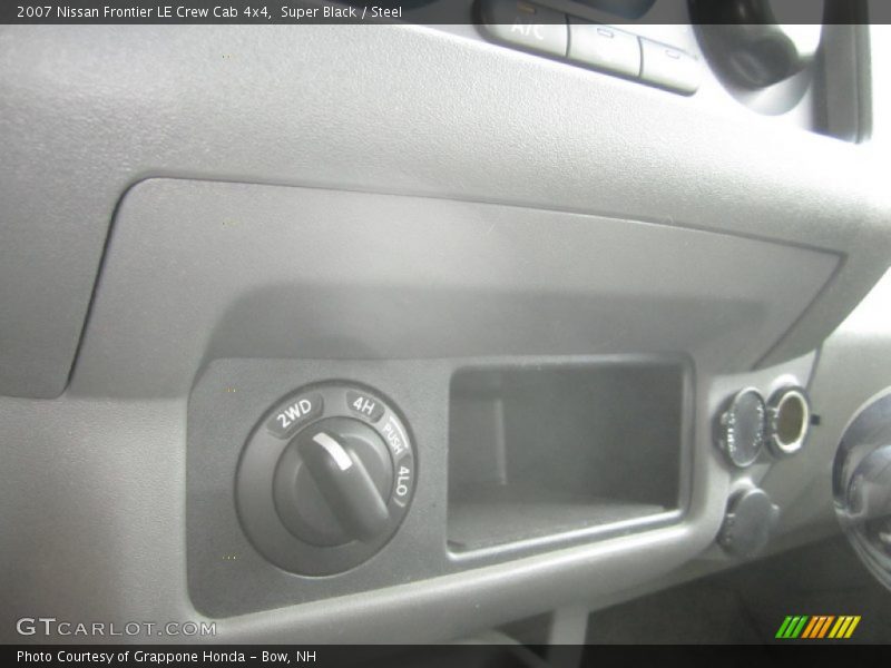 Super Black / Steel 2007 Nissan Frontier LE Crew Cab 4x4