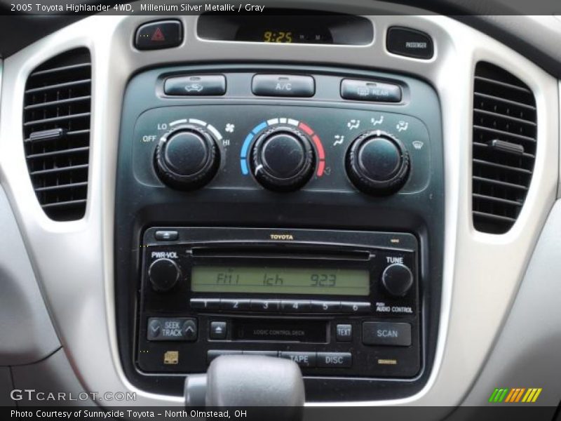 Controls of 2005 Highlander 4WD
