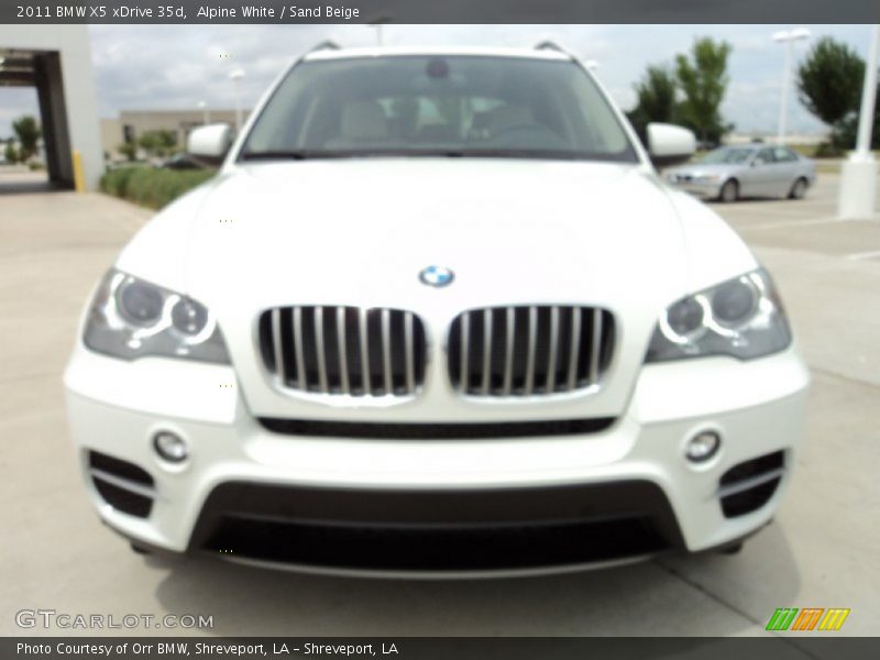 Alpine White / Sand Beige 2011 BMW X5 xDrive 35d