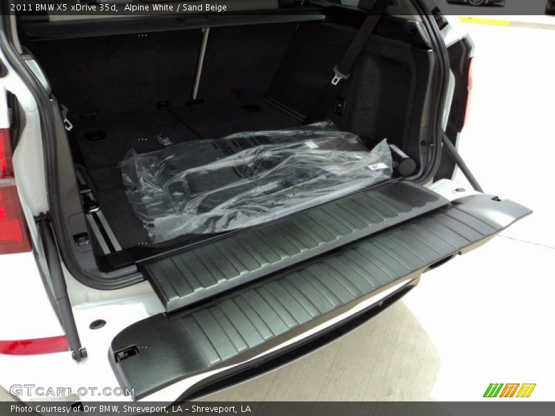 Alpine White / Sand Beige 2011 BMW X5 xDrive 35d