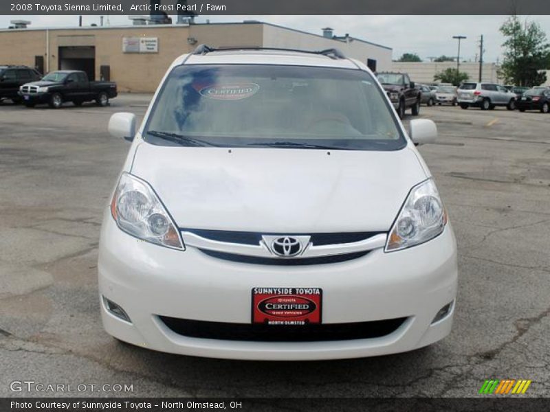 Arctic Frost Pearl / Fawn 2008 Toyota Sienna Limited