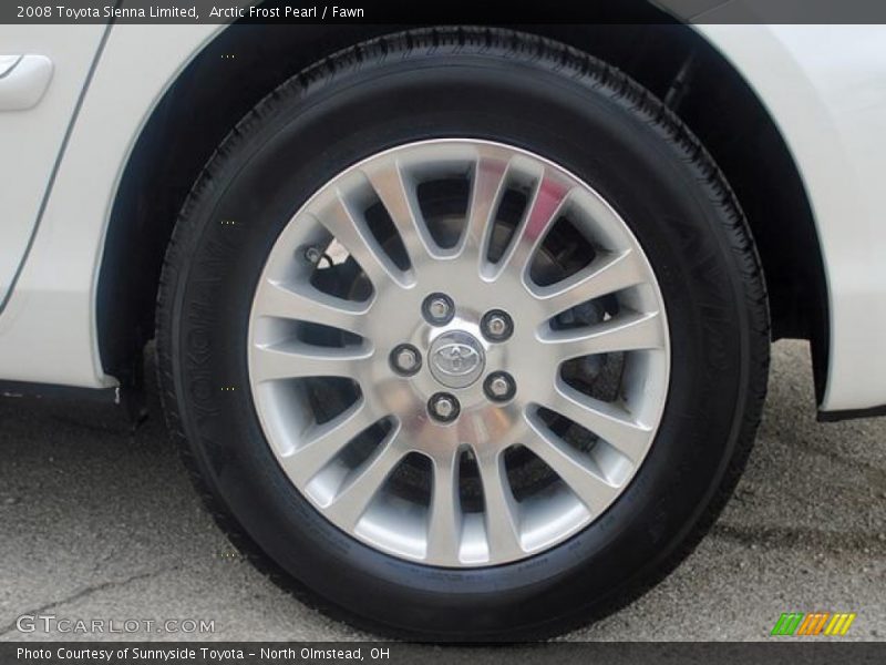 Arctic Frost Pearl / Fawn 2008 Toyota Sienna Limited