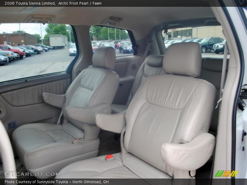 Arctic Frost Pearl / Fawn 2008 Toyota Sienna Limited