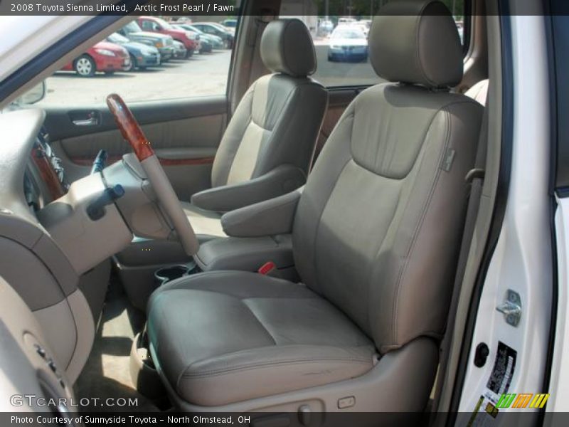 Arctic Frost Pearl / Fawn 2008 Toyota Sienna Limited