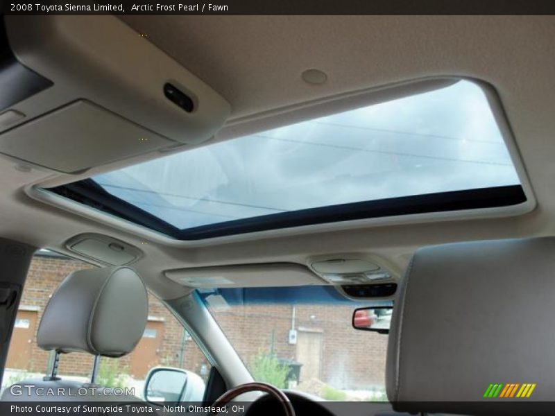 Arctic Frost Pearl / Fawn 2008 Toyota Sienna Limited