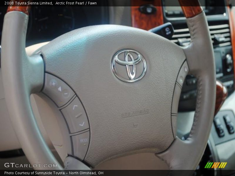Arctic Frost Pearl / Fawn 2008 Toyota Sienna Limited