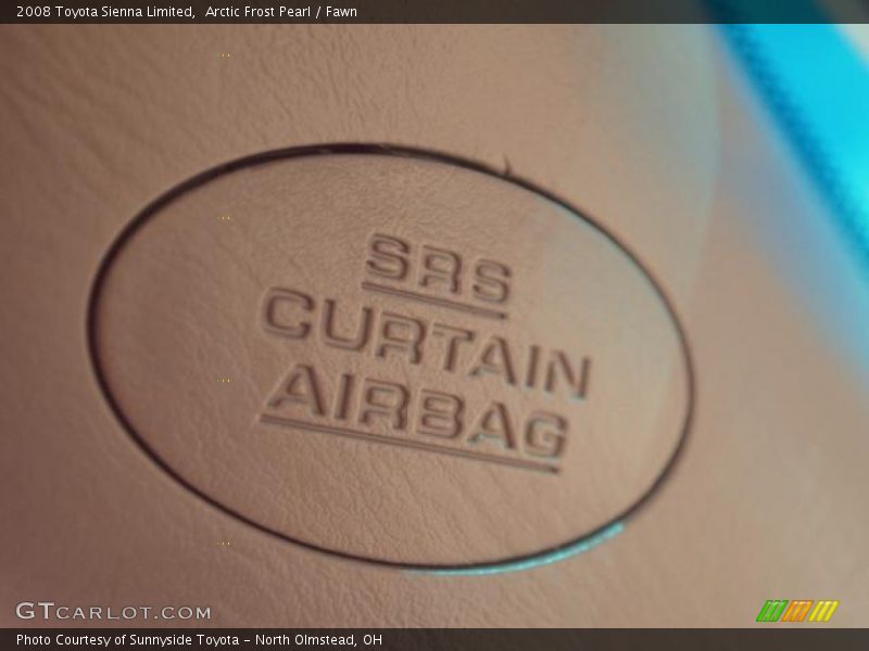Arctic Frost Pearl / Fawn 2008 Toyota Sienna Limited