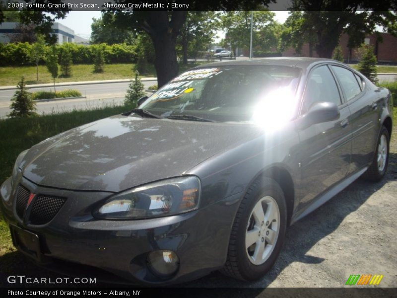 Shadow Gray Metallic / Ebony 2008 Pontiac Grand Prix Sedan