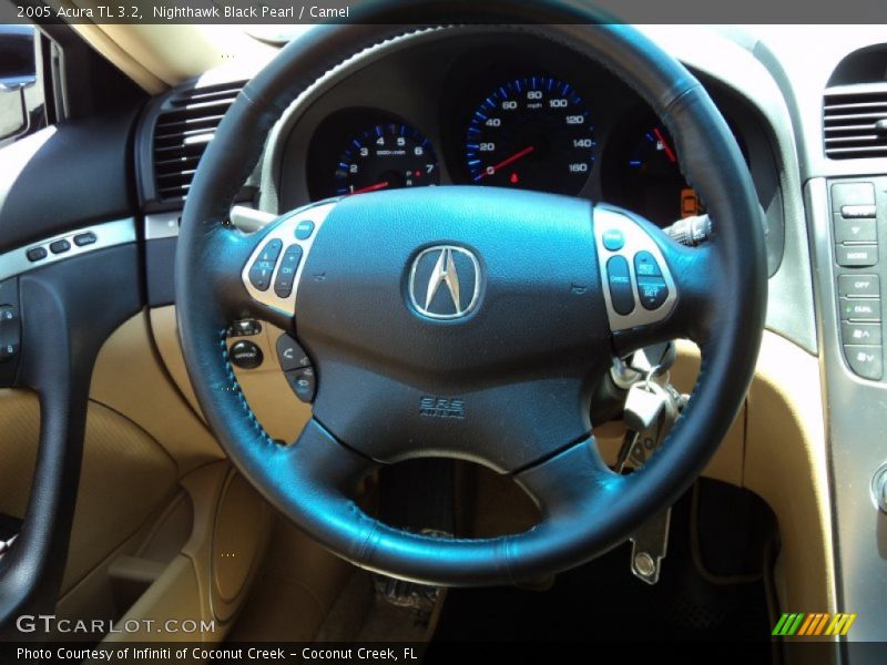 Nighthawk Black Pearl / Camel 2005 Acura TL 3.2