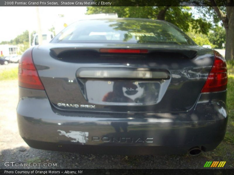 Shadow Gray Metallic / Ebony 2008 Pontiac Grand Prix Sedan