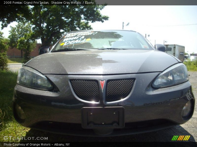 Shadow Gray Metallic / Ebony 2008 Pontiac Grand Prix Sedan
