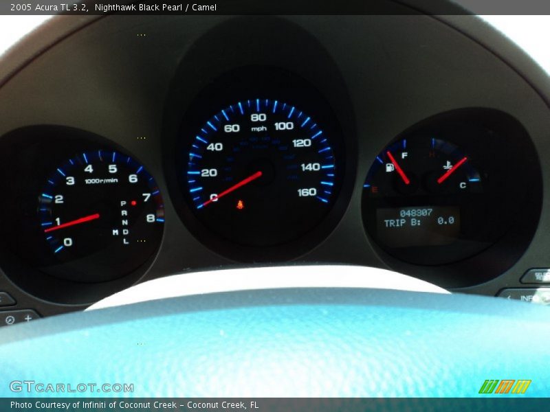 Nighthawk Black Pearl / Camel 2005 Acura TL 3.2