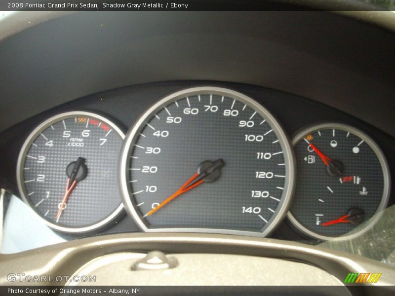 Shadow Gray Metallic / Ebony 2008 Pontiac Grand Prix Sedan