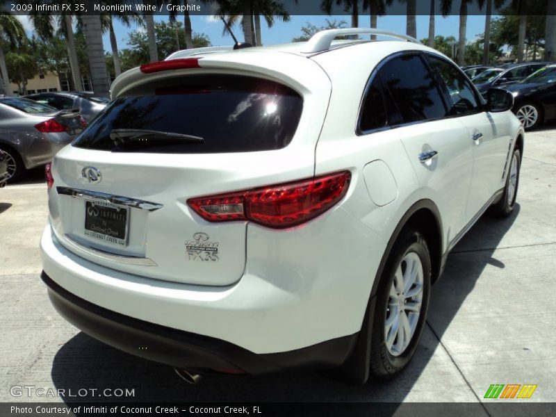 Moonlight White / Graphite 2009 Infiniti FX 35