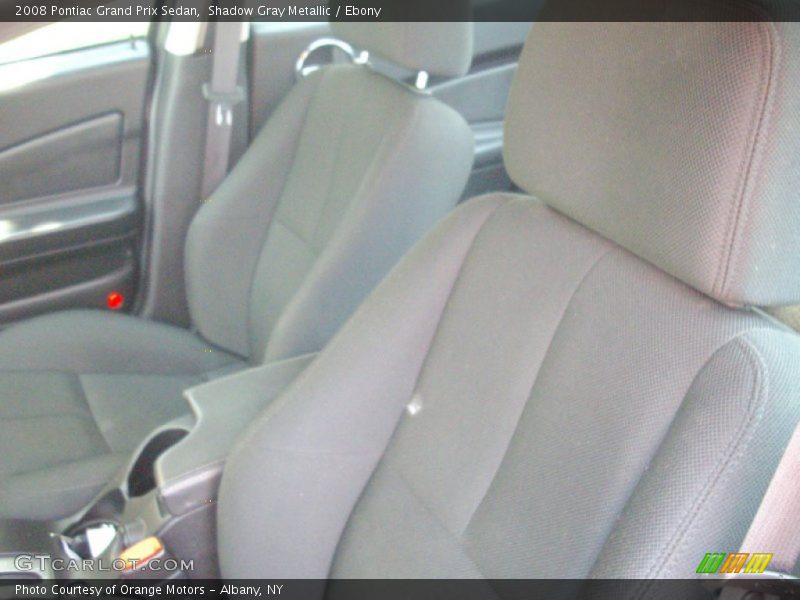 Shadow Gray Metallic / Ebony 2008 Pontiac Grand Prix Sedan