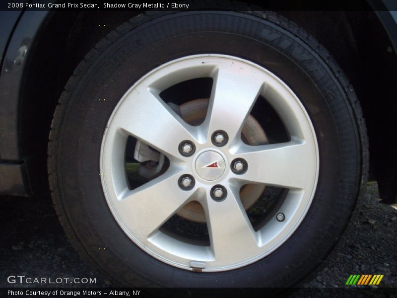 Shadow Gray Metallic / Ebony 2008 Pontiac Grand Prix Sedan
