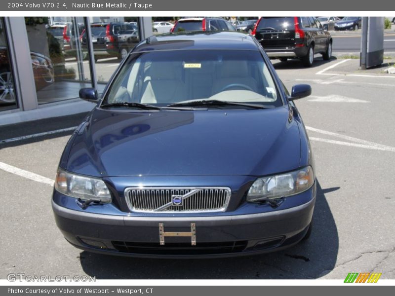 Nautic Blue Metallic / Taupe 2004 Volvo V70 2.4