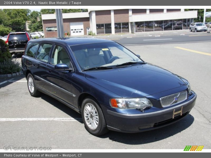 Nautic Blue Metallic / Taupe 2004 Volvo V70 2.4