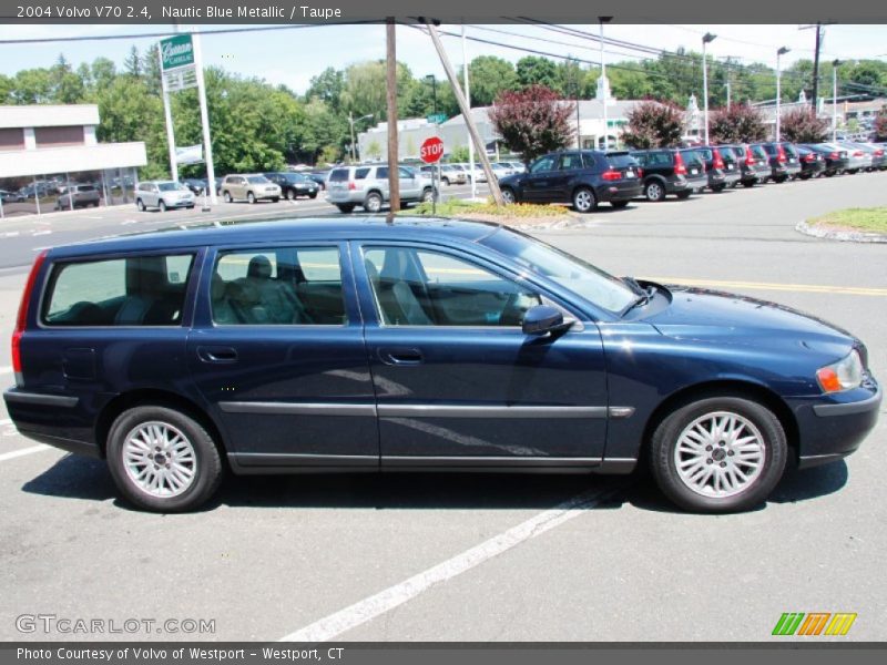Nautic Blue Metallic / Taupe 2004 Volvo V70 2.4