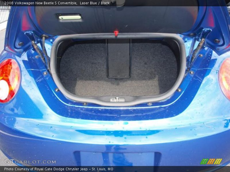 Laser Blue / Black 2008 Volkswagen New Beetle S Convertible