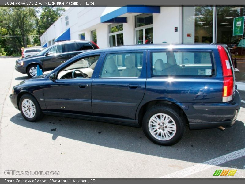 Nautic Blue Metallic / Taupe 2004 Volvo V70 2.4