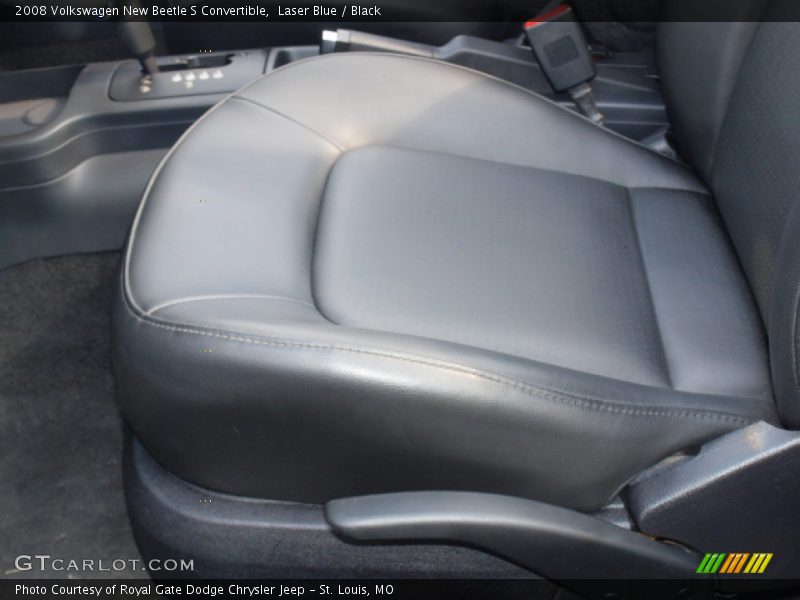 Laser Blue / Black 2008 Volkswagen New Beetle S Convertible