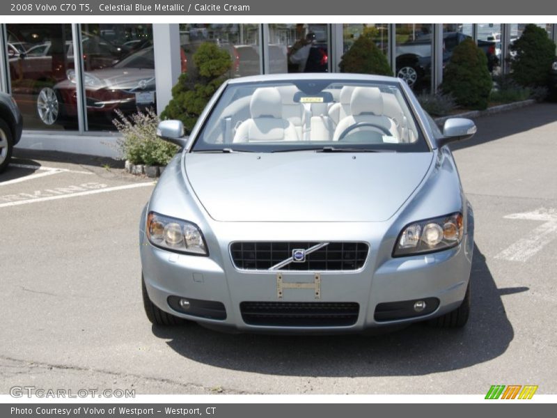Celestial Blue Metallic / Calcite Cream 2008 Volvo C70 T5