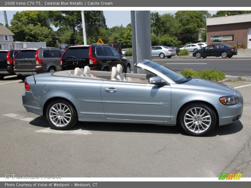 Celestial Blue Metallic / Calcite Cream 2008 Volvo C70 T5